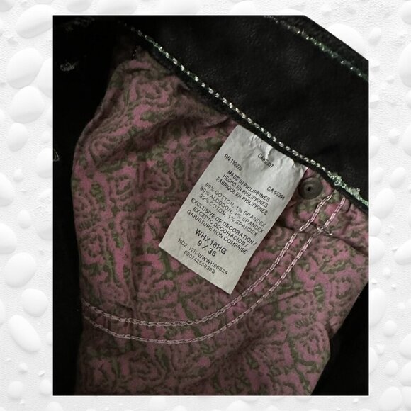 LADIES "ROCK 47 BY WRANGLER" (Tall) Ultra Low Rise- 32" NWOT - Picture 8 of 8